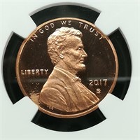 2017 S ULTRA CAMEO PENNY 1C PF70RD NGC PHIL. MINT