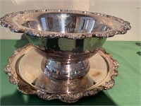 Towle Large Silver Plate Punch Bowl