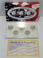 2001 State Quarters Platinum Edition Set in Box