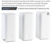 Vilo Mesh Wi-Fi System Dual Band