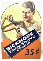 Bickmore Easy Shave Cream Advertisement Sign