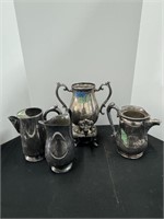 Assorted Silver Plate Pitchers