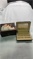 Linder small jewelry box and small travel e