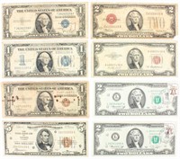 Coin Assorted U.S. Currency 8 Pieces