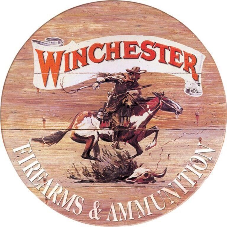 Winchester Express Round Sign