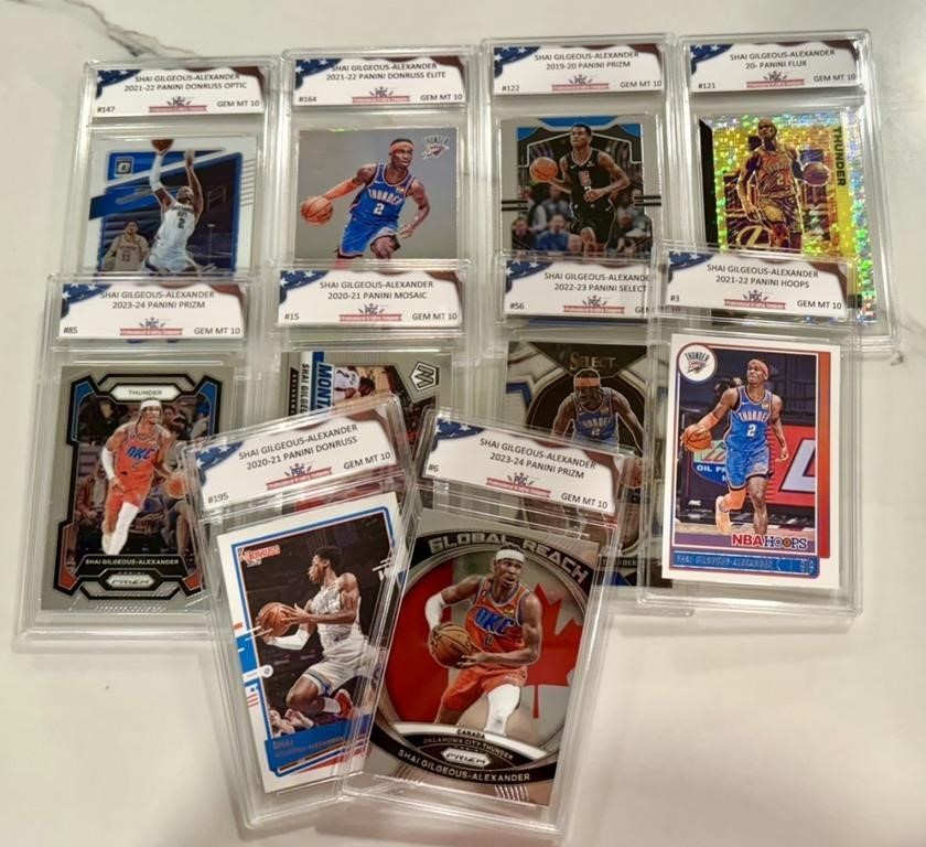 Random Pull Shai Gilgeous-Alexander PGC Card Lot