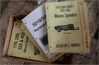 Box of Gehl Operator Manuals