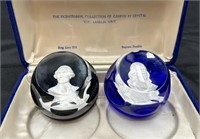 Franklin Mint Bicentennial Cameo Paperweights-