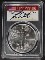 2020-(S)  SILVER EAGLE PCGS MS-70 EMERG ISSUE