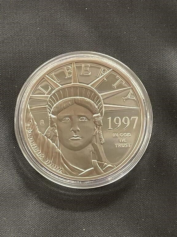 1997 Liberty $100 COPY .9995 Platinum Layered