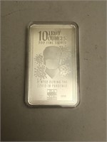 2020 May COVID-19 10 oz Silver Bar