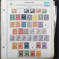 Nicaragua Stamps Used and Mint Stuck down collecti