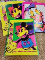 Vintage Mickey Mouse and Donald Folders &