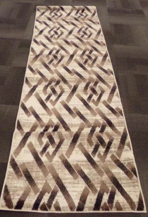 ShadesU NonSlip Hallway Runner Rug 31inx19ft Brown