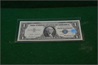 1957 One Dollar Silver Cert. Note unc/Star Note