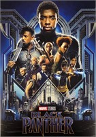 Marvel Black Panther Mini Poster Autograph
