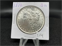 Morgan Silver Dollars:    1886