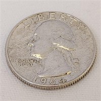 1964 LIBERTY SILVER QUARTER