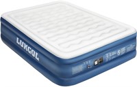 LUXCOL Air Mattress Queen with Built in Pump  Infl