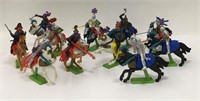 Group Of Deetail England Toy Figurines, Knights
