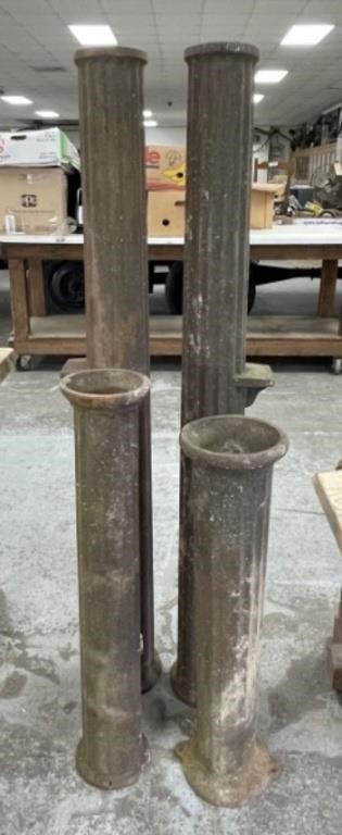 4 - Architectural Iron Posts