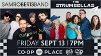 Sam Roberts Band &The Strumbellas 2 Tickets Sept13