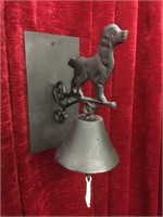 Dog Theme Cast Iron Bell w/ Clapper