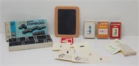 Dominos, Flash Cards, Letters, Slate