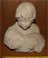Austin Clay 1981 Brother & Baby Statue 7.5"