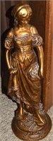 LaGrace de Dieu Chalkware 19.5" Tall Girl Statue