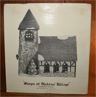 Dept 56 Dickens Village Shops 1985 Church Lighted