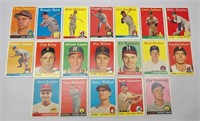 (19) 1958 Topps Baseball Cards