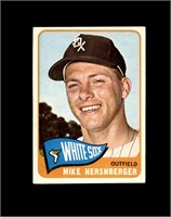 1965 Topps #89 Mike Hershberger EX to EX-MT+