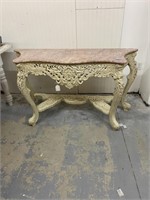 Sofa table with Marble top