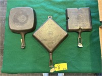 3- Griswold Square Skillets