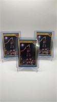 1988 Fleer Lot of 3 Patrick Ewing All Star Cards