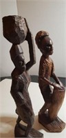 African carved wood sculpture