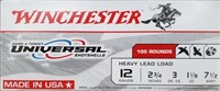 WINCHESTER 12GA 2 3/4" 7 1/2 SHOT 4 BOXES - 100RDS