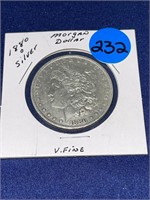 1880-O Morgan Silver Dollar Very Fine
