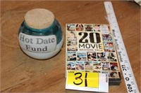 Western Movie DVD's & Date Fund Jar