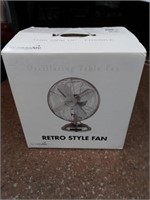 Oscillating Table Fan Retro Style Fan by minkaAire