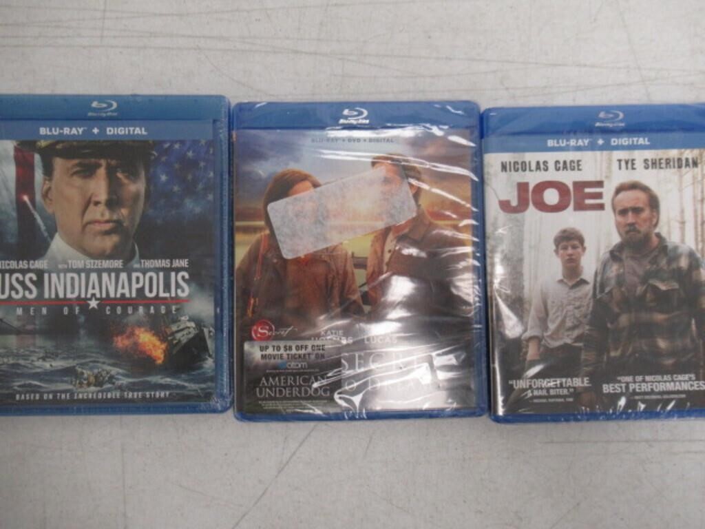 Lot of 3 Blu-Ray Movies