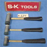 SK 10,16 & 32 oz dead blow hammers