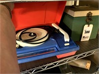 Small Record Player, 45 RPM Records