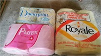 Purex Pink Toilet Print Toilet Paper lot