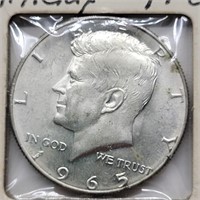 1965 SILVER KENNEDY HALF DOLLAR