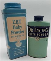 Powder Advertising Tins