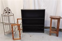 BOOKSHELF,  SHOE RACK, STOOL, AND MORE