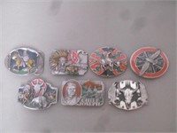 Western Native American Belt Buckles