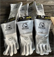 7 Pair Black Stallion Welding Gloves